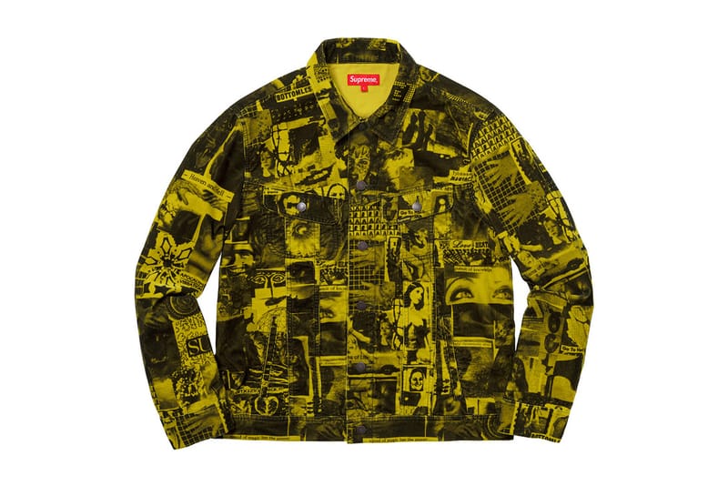 2018 SS week17 Supreme Vibrations Corduroy Trucker jacket L 定価