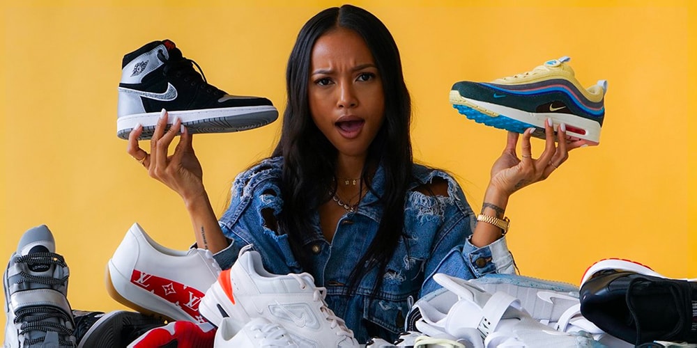 Karrueche Tran Reviews Hype Sneakers on HYPEBAE | Hypebeast