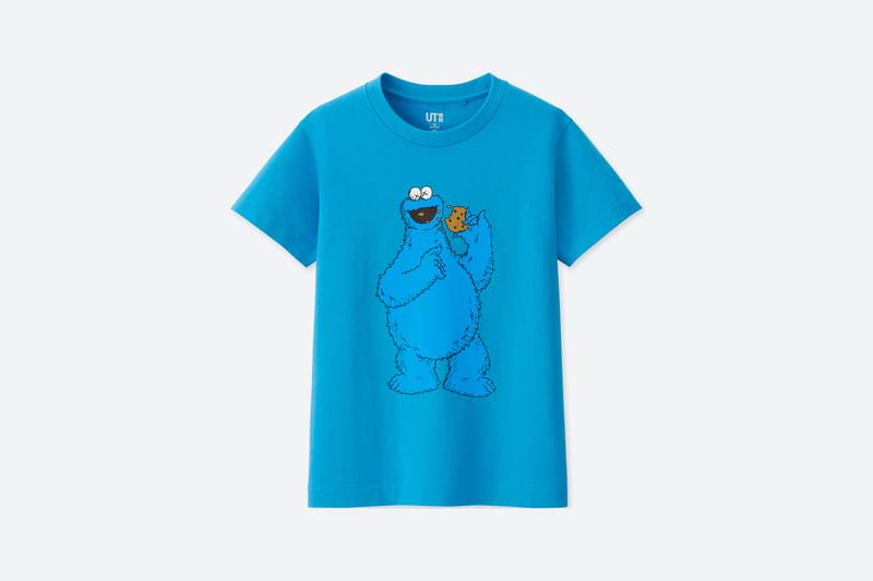 UNIQLO - Kaws × sesame street × UNIQLO KAWS x Uniqlo x Sesame Street Oscar The Grouch Tee (Japanese