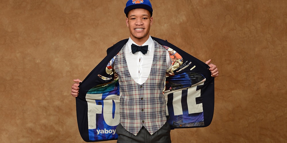 Kevin Knox Wore a Fortnite Suit to the NBA Draft Hypebeast