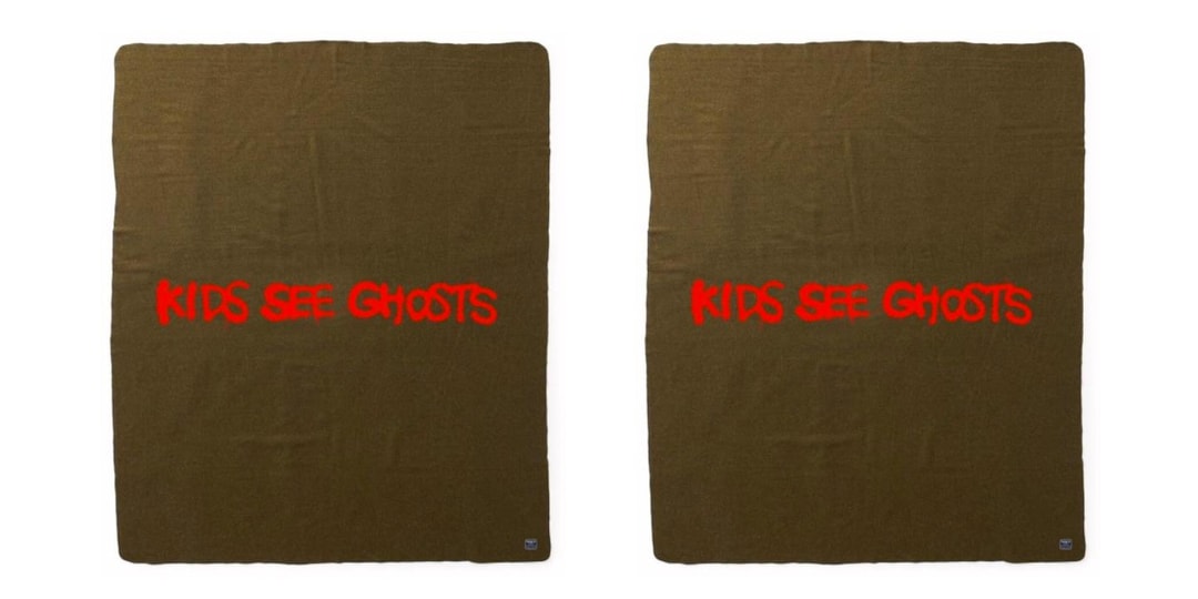 Кид Кади и Канье Уэст выпустили лимитированное одеяло в стиле милитари «Kids See Ghosts»