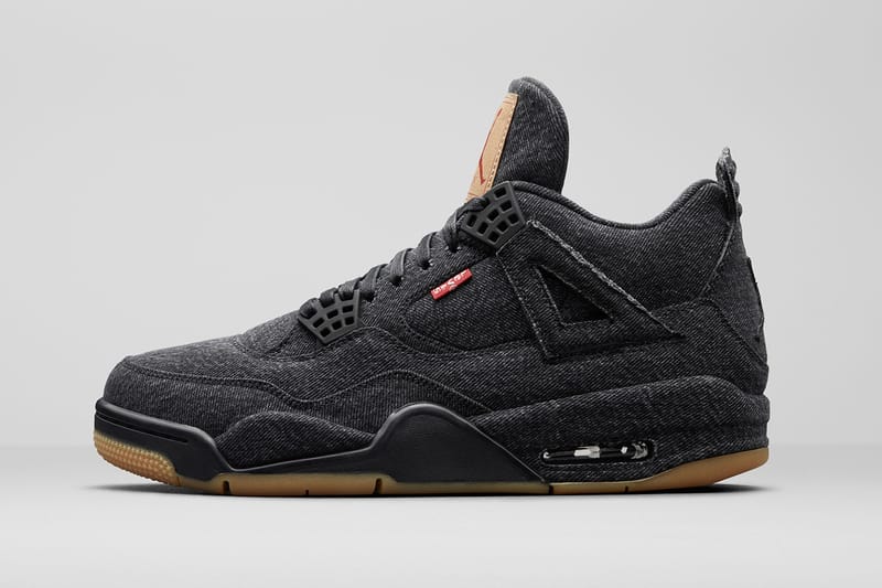 Levis x Air Jordan 4 Black & White Release Date | Hypebeast