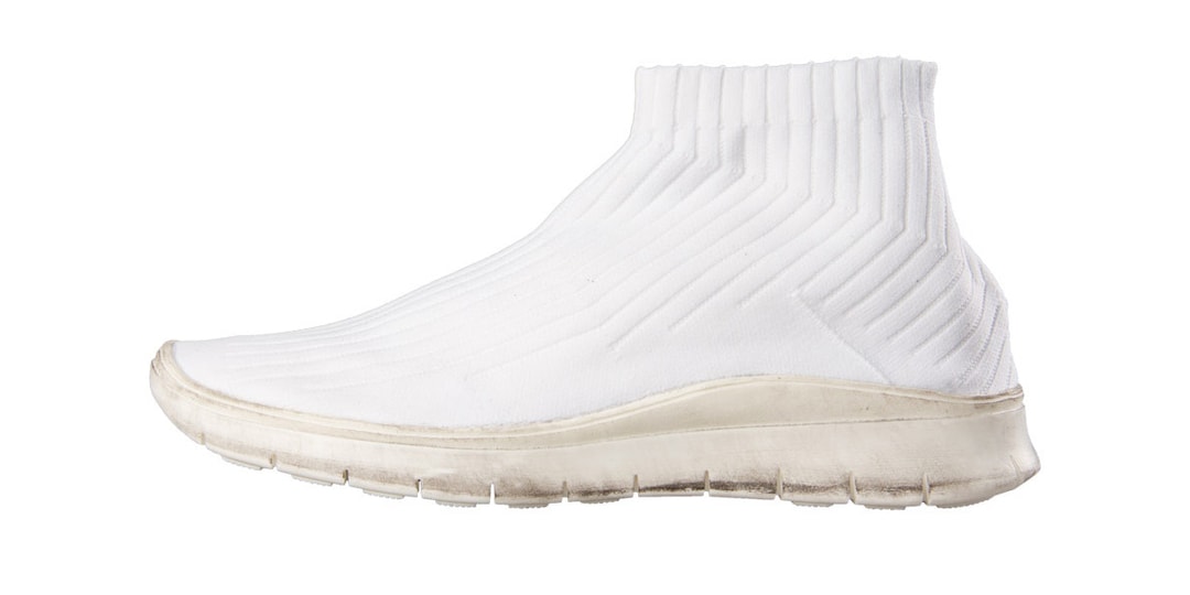 Maison Margiela Knit Sock Boot in White | Hypebeast