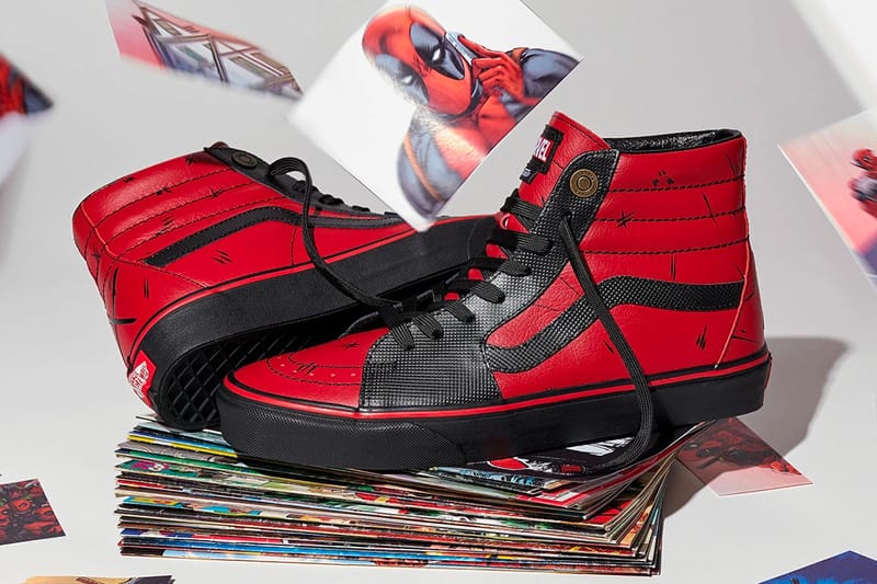 Vans x marvel sk8-hi clearance shoes