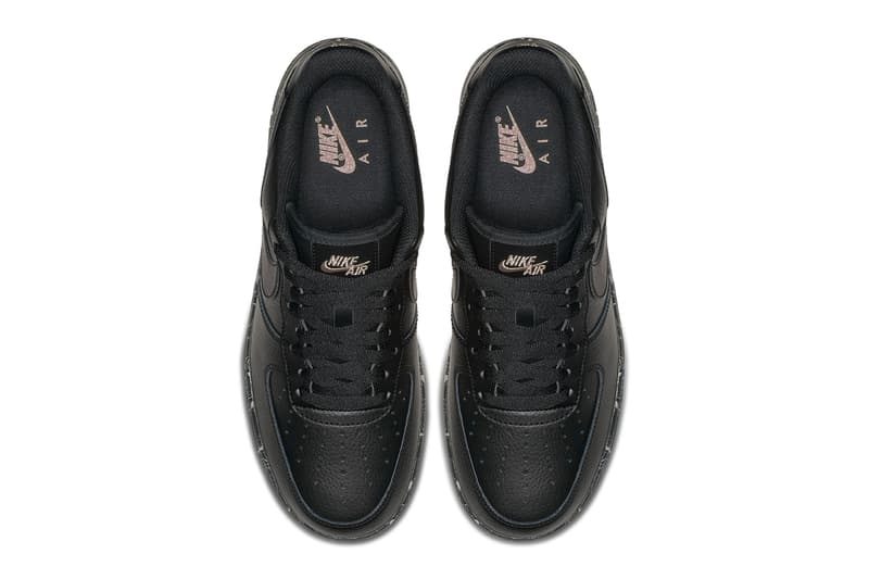 nike air force 1 black marble