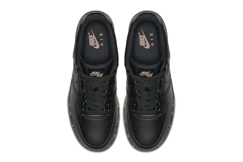 Nike Air Force 1 Low Black Marble Print Midsole | Hypebeast