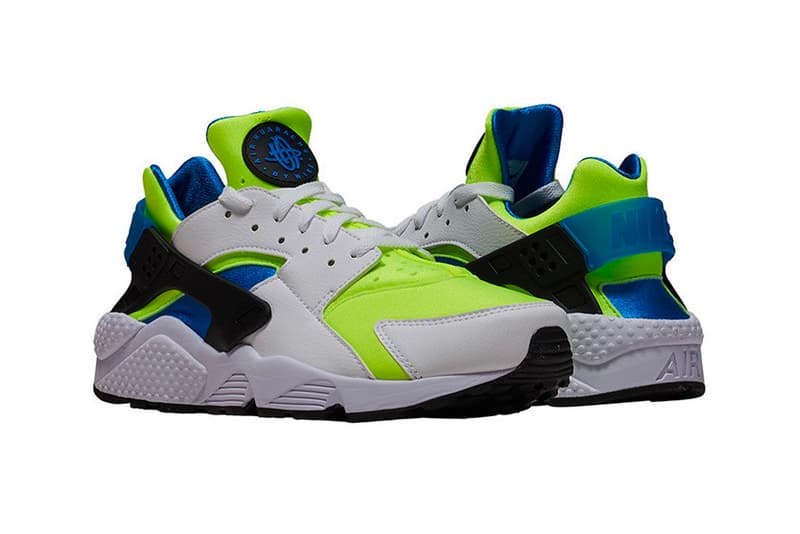 nike air huarache drift scream green