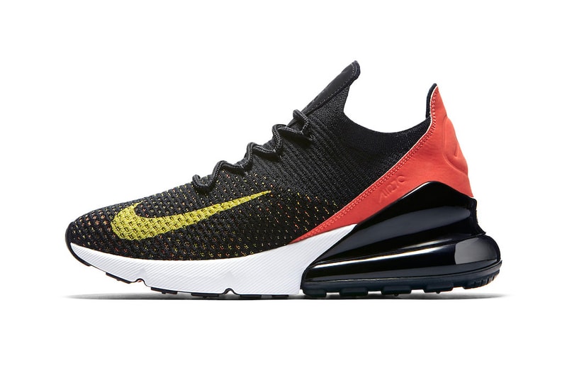 nike air max 270 yellow black red white