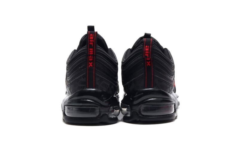 Air max 97 clearance black university red print