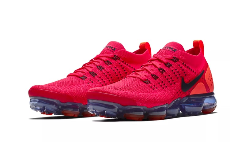 Vapormax flyknit team outlet orange/red women's shoe