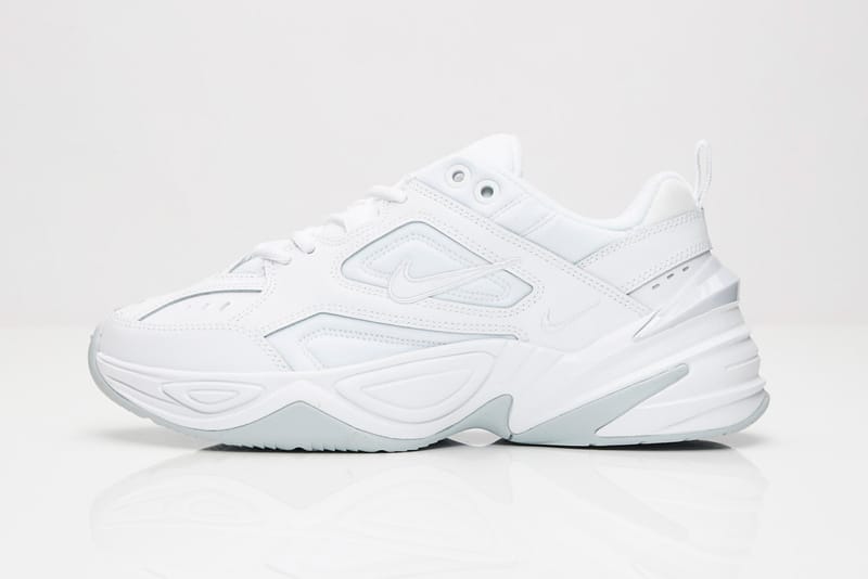 Nike black and hot sale white m2k tekno trainers