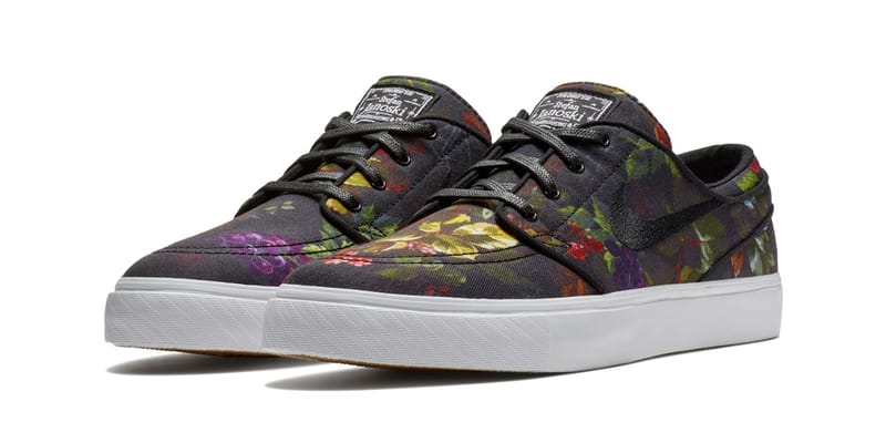 Janoski slip on sales floral