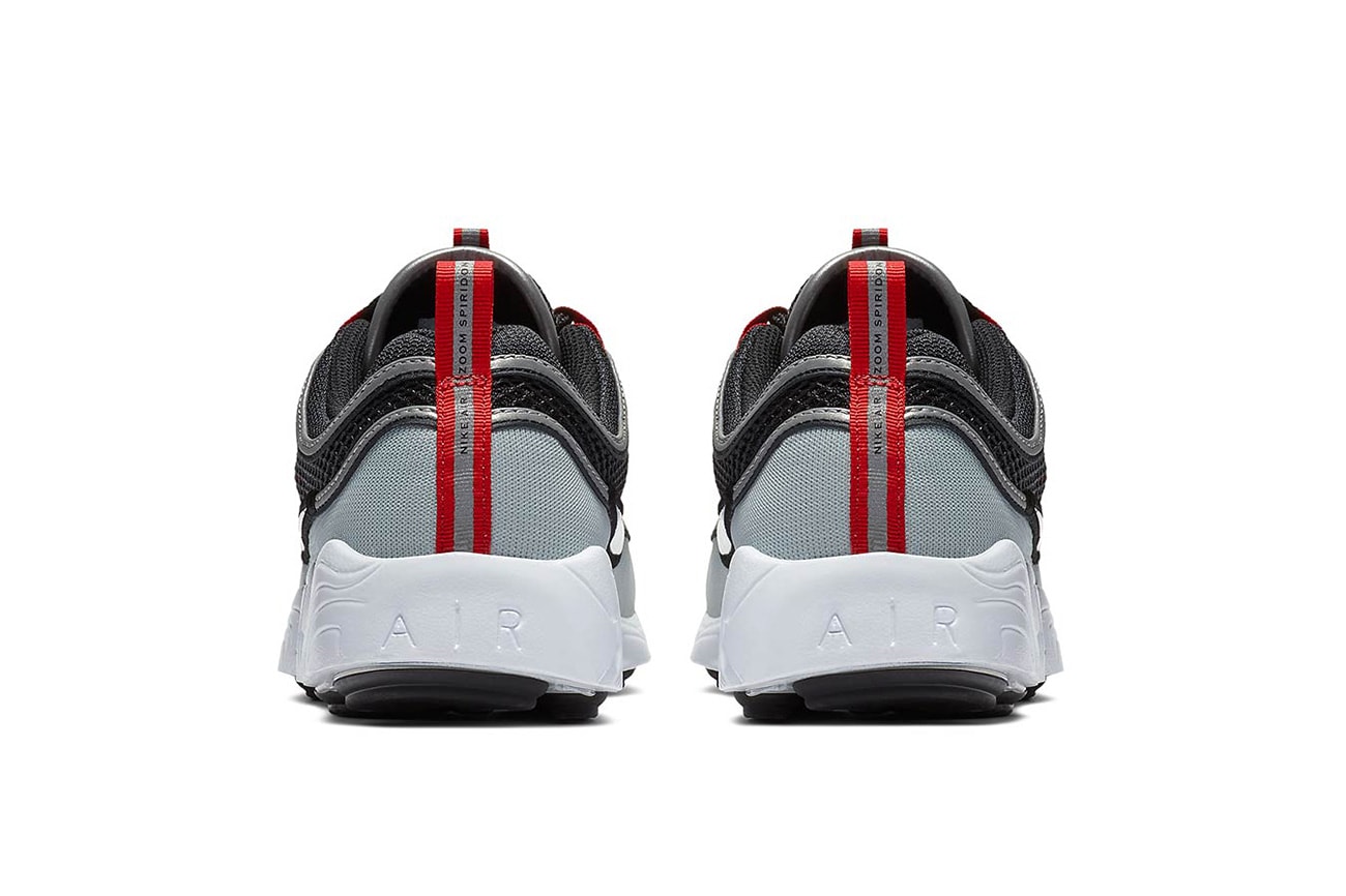 Nike Zoom Spiridon Black/Grey & Grey/Black-Red | Hypebeast