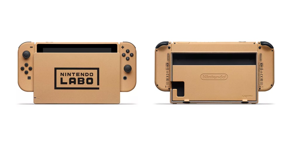 Laboman Nintendo Labo Switch Custom Cardboard Console | Hypebeast