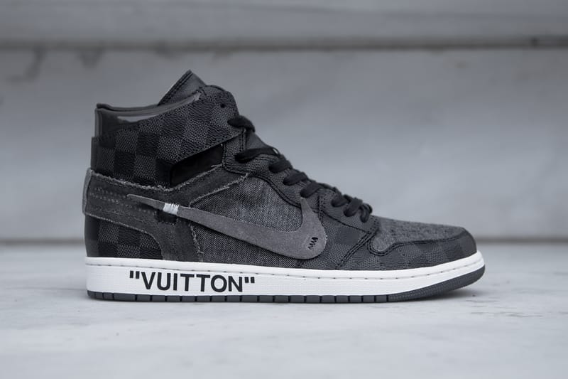 Off white deals lv jordan 1