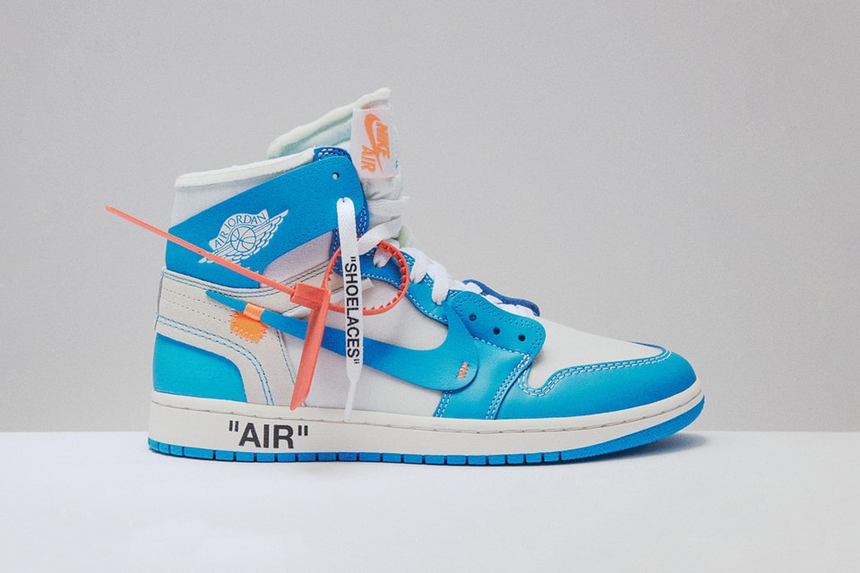 off white jordan 1 unc release date