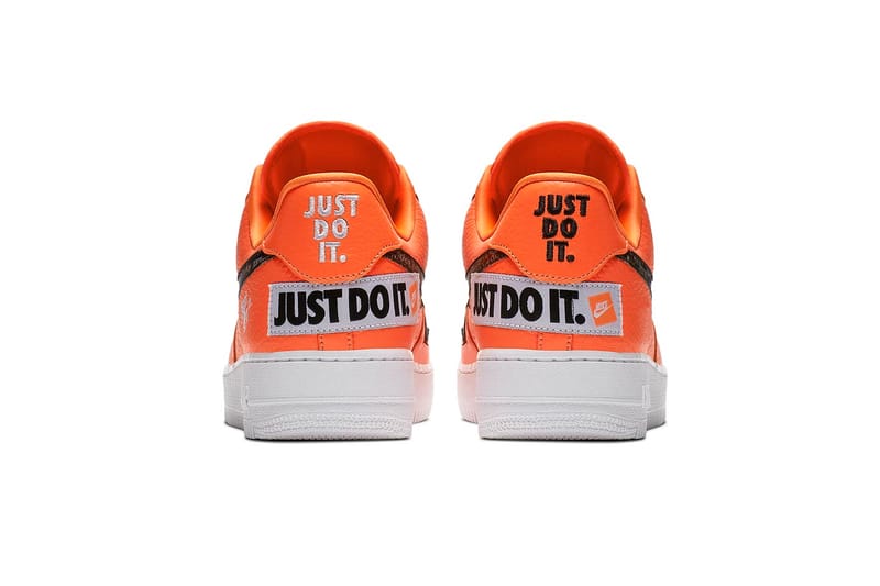 Air force one just do it orange femme online