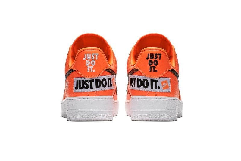 nike air force orange just do it