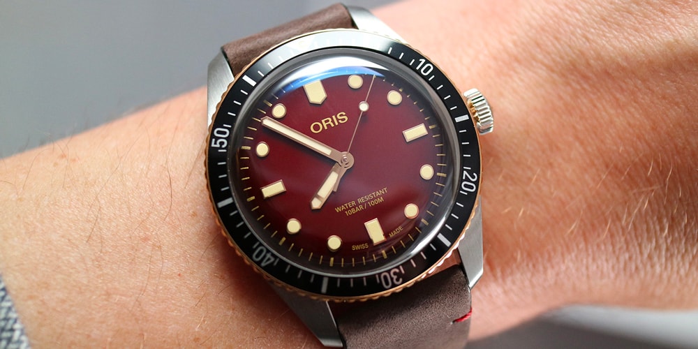 RedBar объединяется с Oris для создания специальных часов для дайверов Sixty-Five