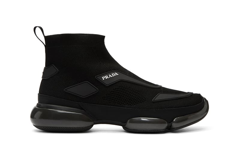 prada cloudbust black and blue