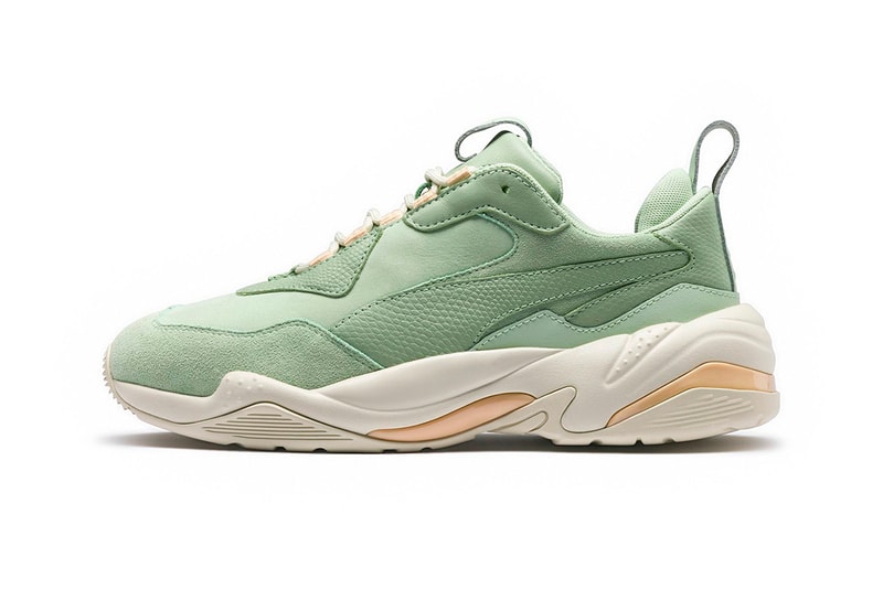puma thunder desert white