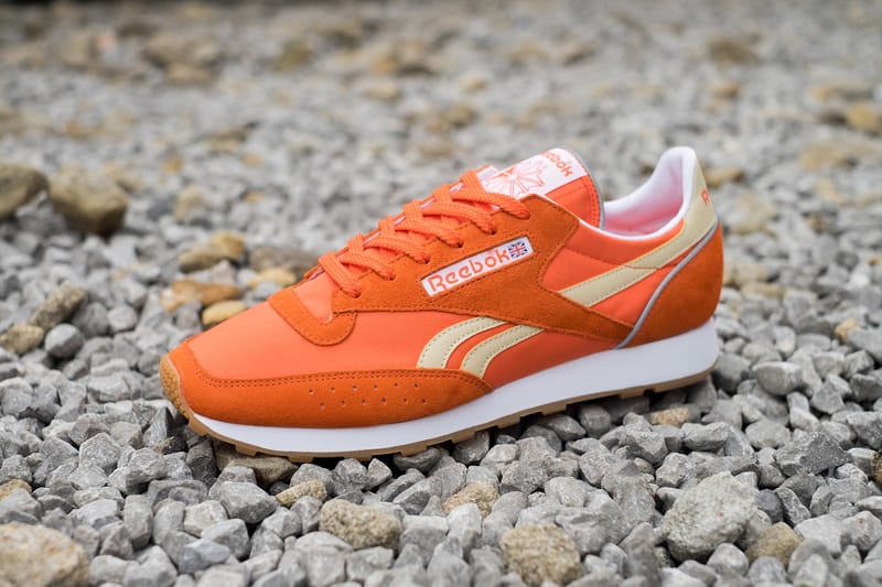 Reebok on sale orange trainers