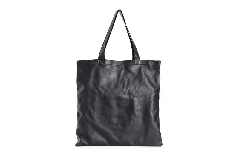 Rick owens leather online tote bag