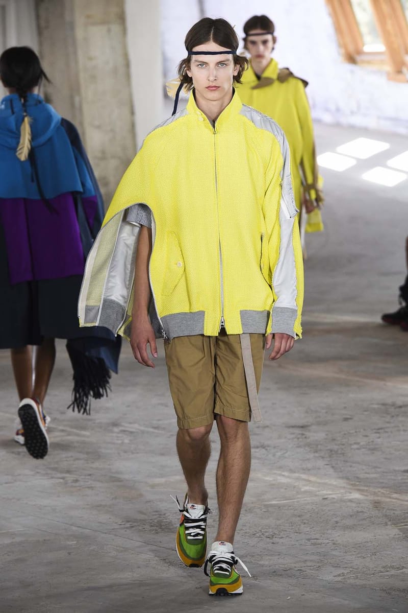 sacai(サカイ) 2019年春夏コレクション - 鮮やかな色彩を流れる