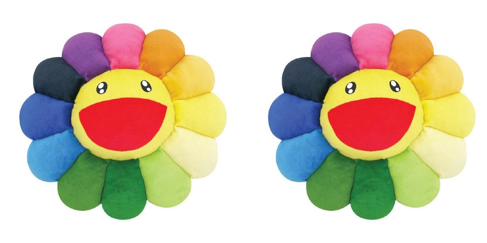 murakami flower cushion