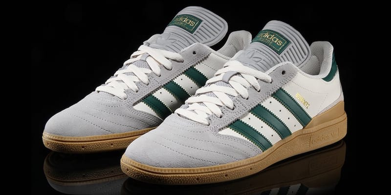 Adidas busenitz white on sale green