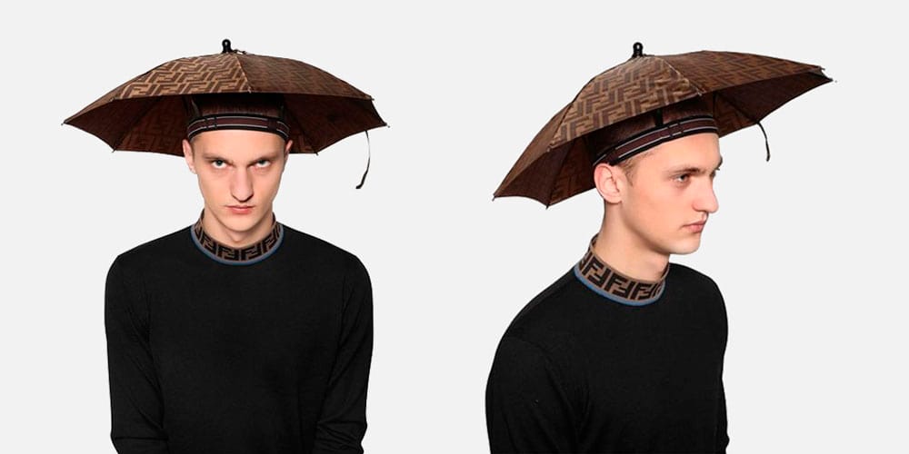 Fendi Logo Print Headband Umbrella | Hypebeast