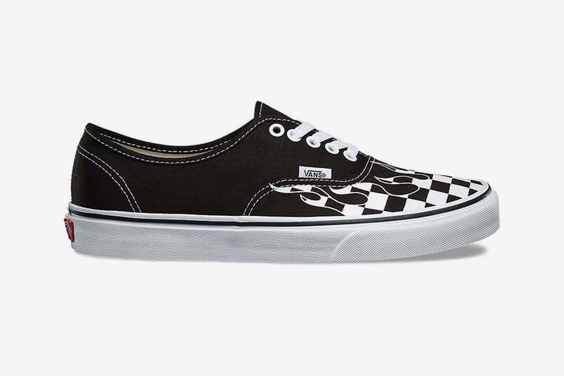 Flame checkerboard vans best sale