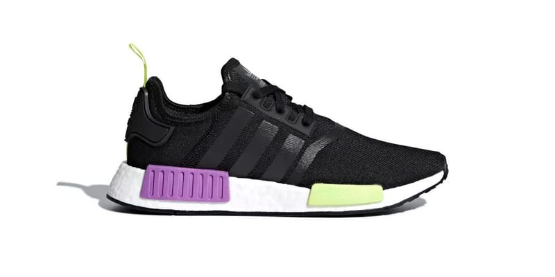 Nmd r1 2025 purple and yellow