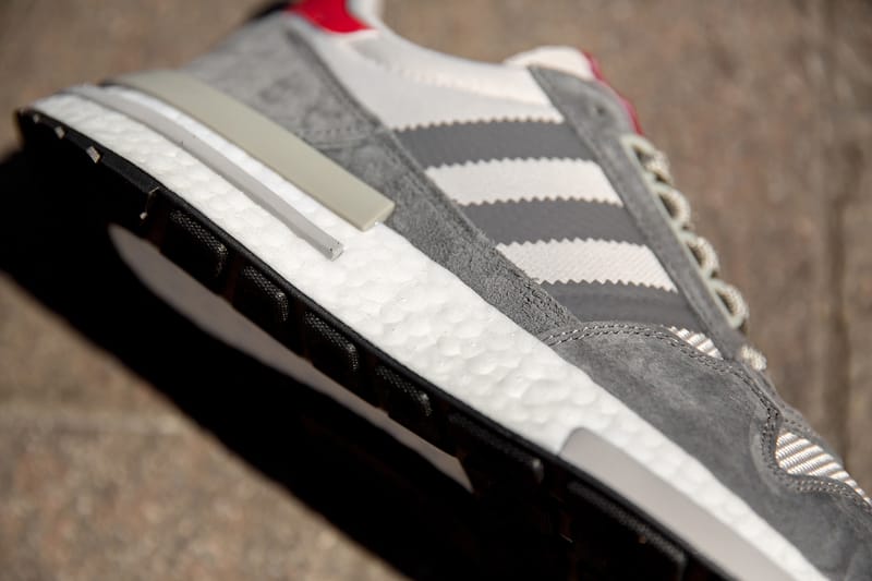 Adidas zx 500 rm boost grey 2024 four white scarlet