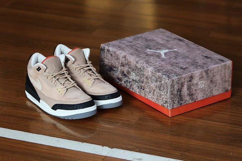 Jordan 3 retro on sale jth bio beige