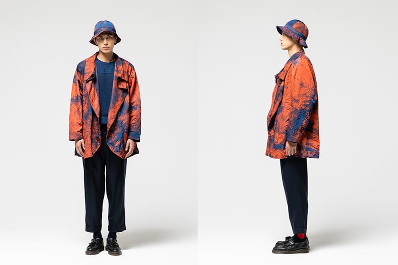 blue blue Japan　モヘア　ポンチョ　ほぼ新品 BLUE BLUE JAPAN