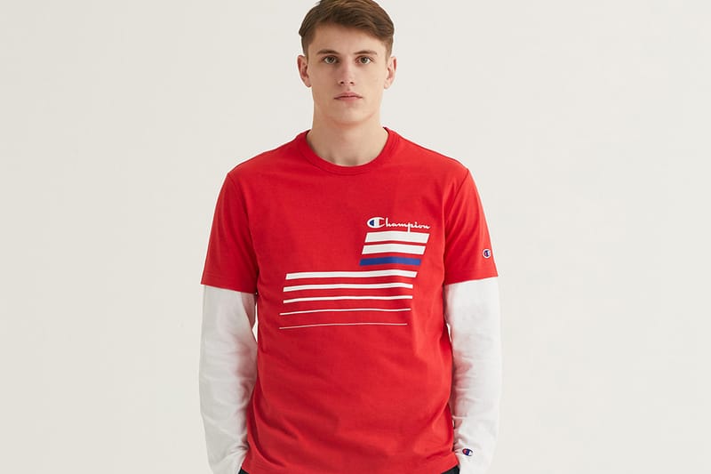 Champion sweatshirt hotsell fit 2018