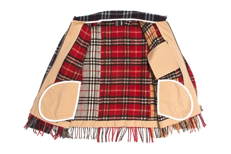 clothsurgeon Burberry Scarves Jacket Project | Hypebeast