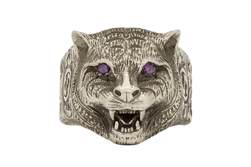 gucci star cat ring