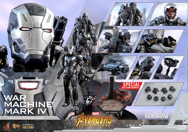 Hot Toys Infinity War War Machine Mark IV Figure Hypebeast