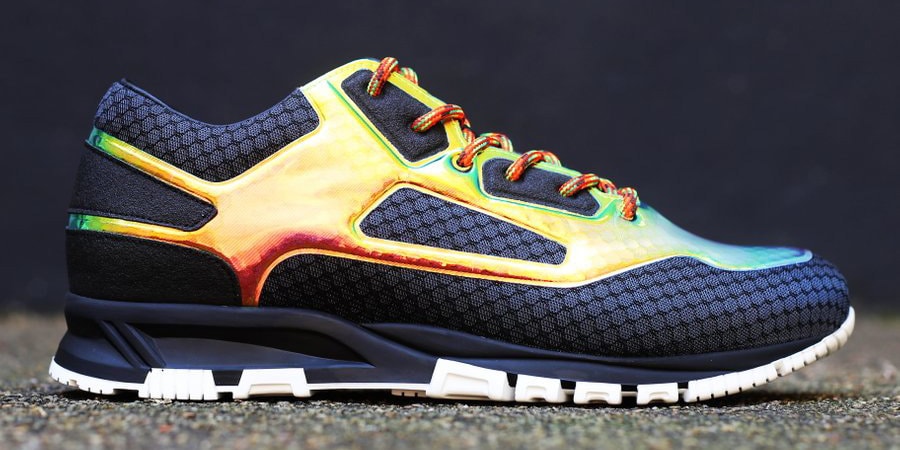 lanvin iridescent sneakers