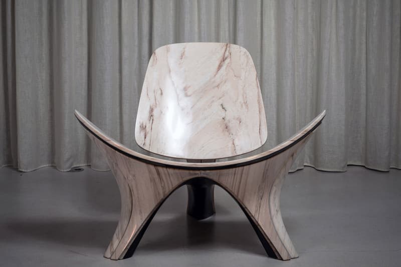 Zaha Hadid Architects Craft Stone Lounge Chair Hypebeast