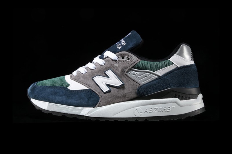 New Balance 998 in Forest Green & Navy | Hypebeast