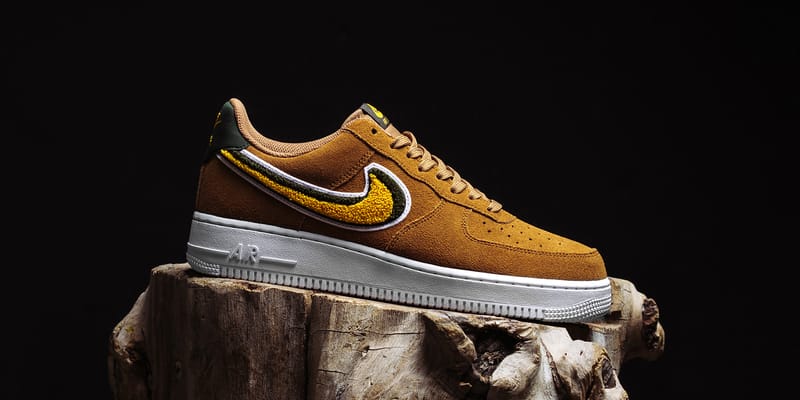 Nike Air Force 1 07 LV8 Muted Bronze in Chenille Swoosh