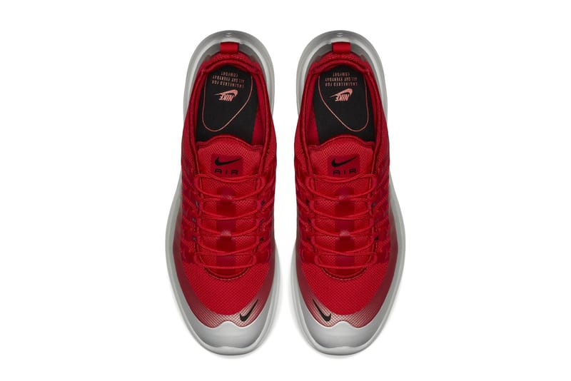 Nike air max on sale axis red and white