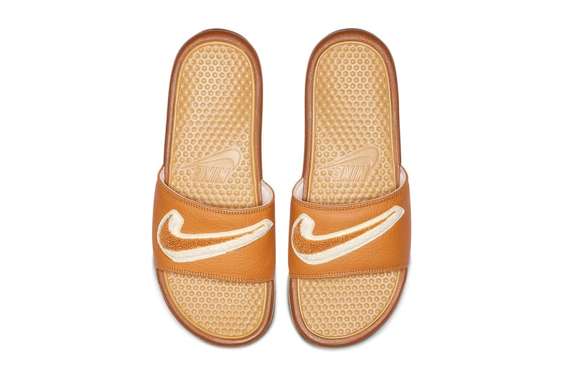 nike chenille slides