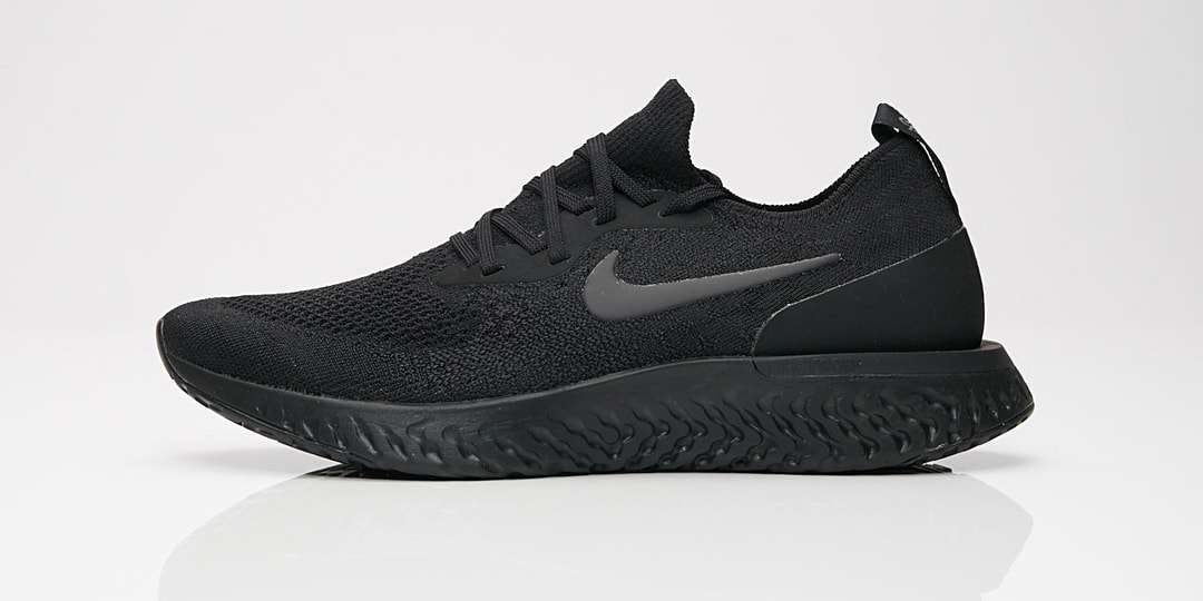 nike epic react mens black