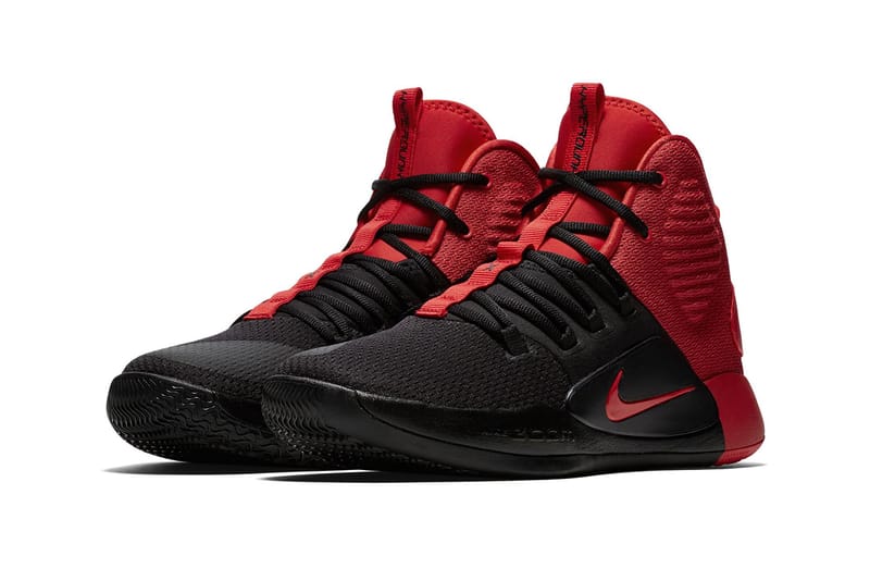 Nike hyperdunk 2024 red black