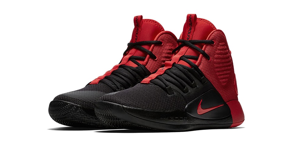 nike hyperdunk red and black