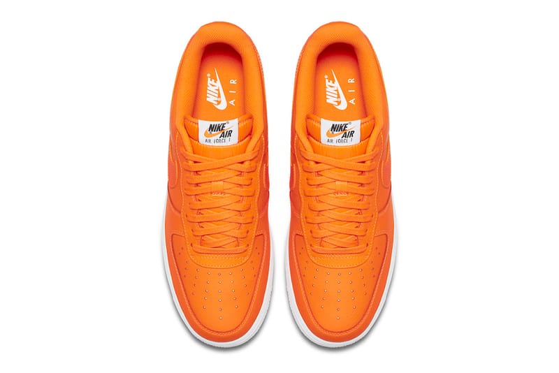 Just do it air best sale force 1 low orange